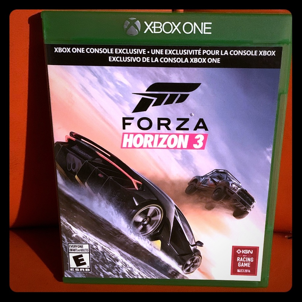 Xbox1  Racing car game clean disc